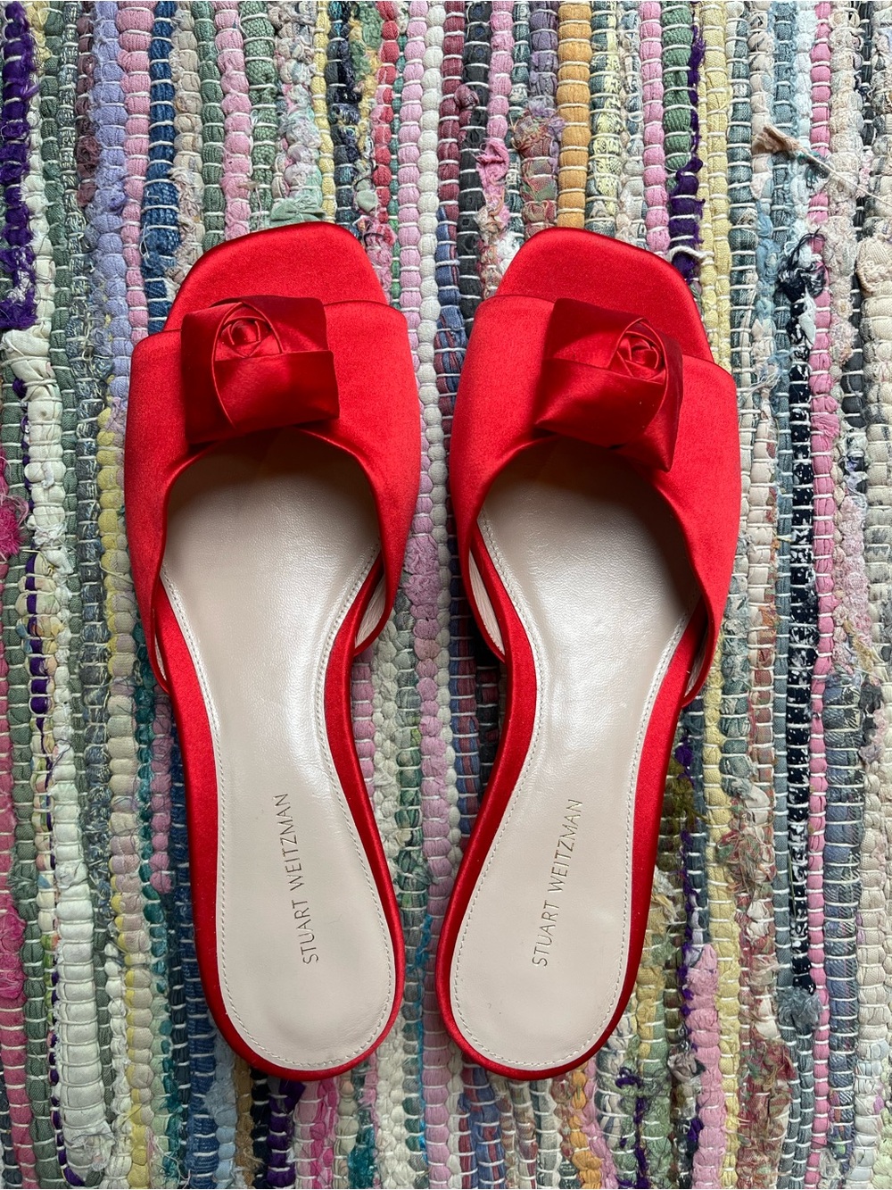 NWOT VINTAGE Stuart Weitzman Slip On Platform Heels - 8